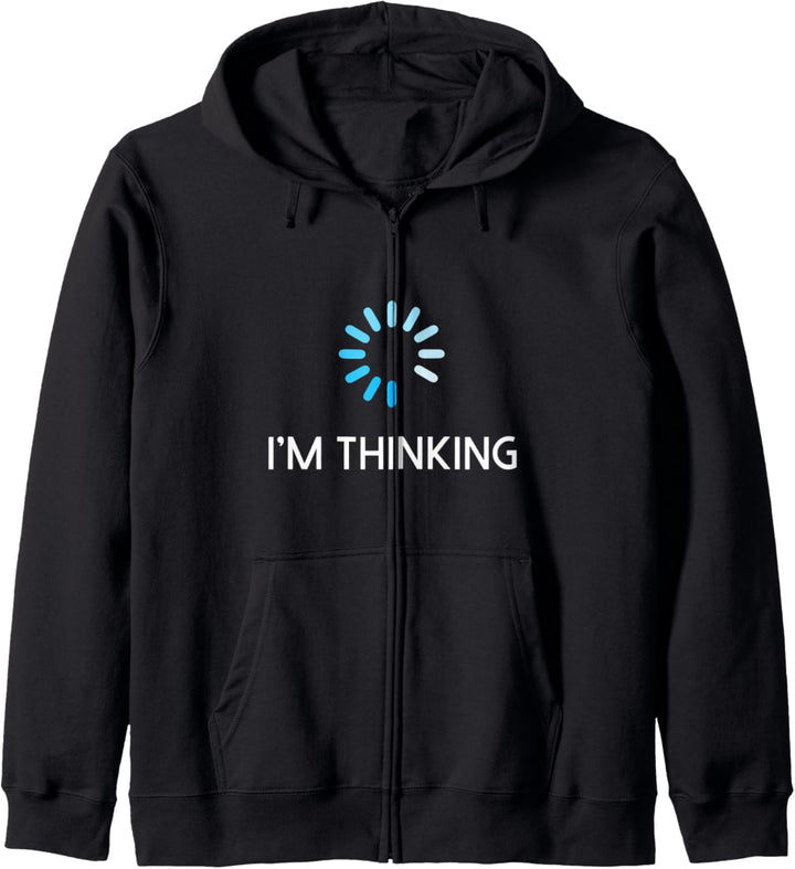 Ich denke für Geeks Nerds Lustiges Programmierer Kapuzenjacke