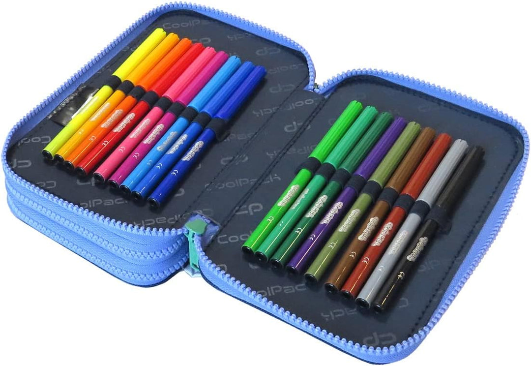Coolpack F067704, Mäppchen JUMPER 3 BUNNYLAND, Multicolor 19,5 x 12,5 x 6,5 cm Mehrfarben, 19,5 x 12