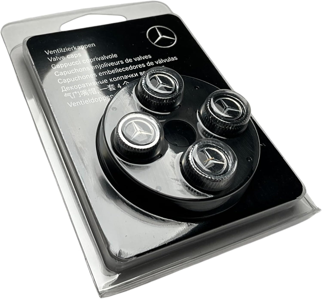 Mercedes-Benz Original schwarz Stil Ventilkappen b66472002 (Set von 4