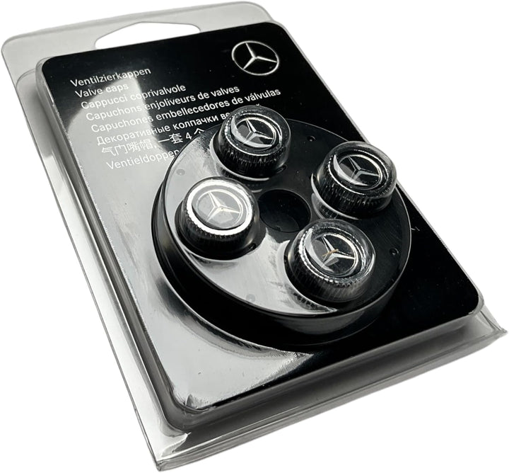 Mercedes-Benz Original schwarz Stil Ventilkappen b66472002 (Set von 4