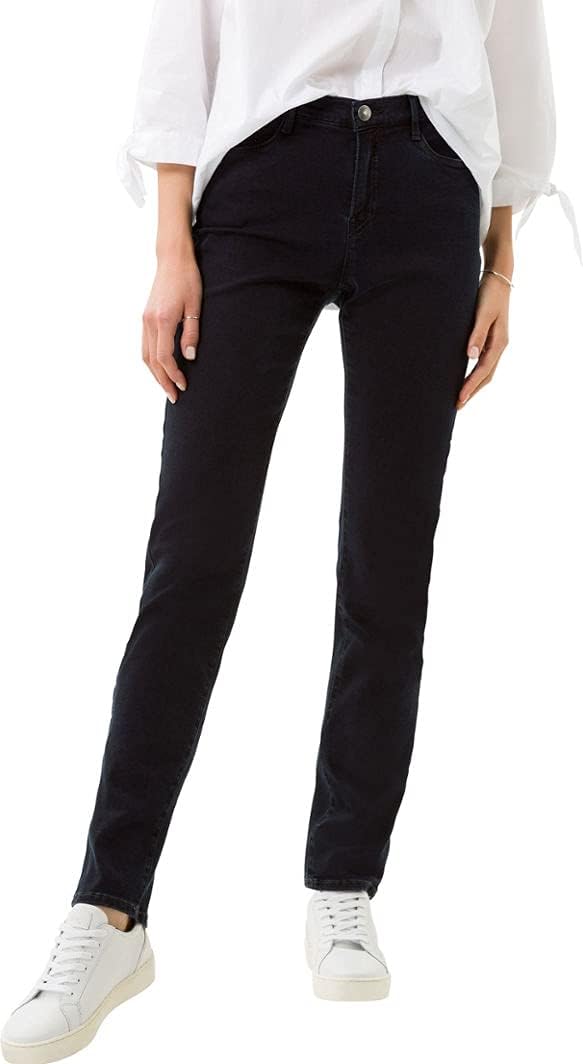 BRAX Damen Style Mary Blue Planet Nachhaltige Five-Pocket Jeans 26W / 32L Clean Dark Blue, 26W / 32L
