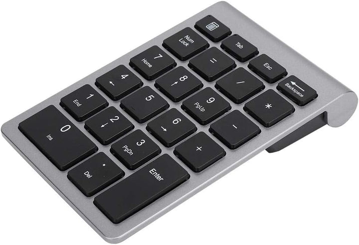 Zunate Drahtloser Nummernblock, 22 Tasten Ziffernblock mit USB-Empfänger Tragbare 2,4-G-Numpad-Tasta