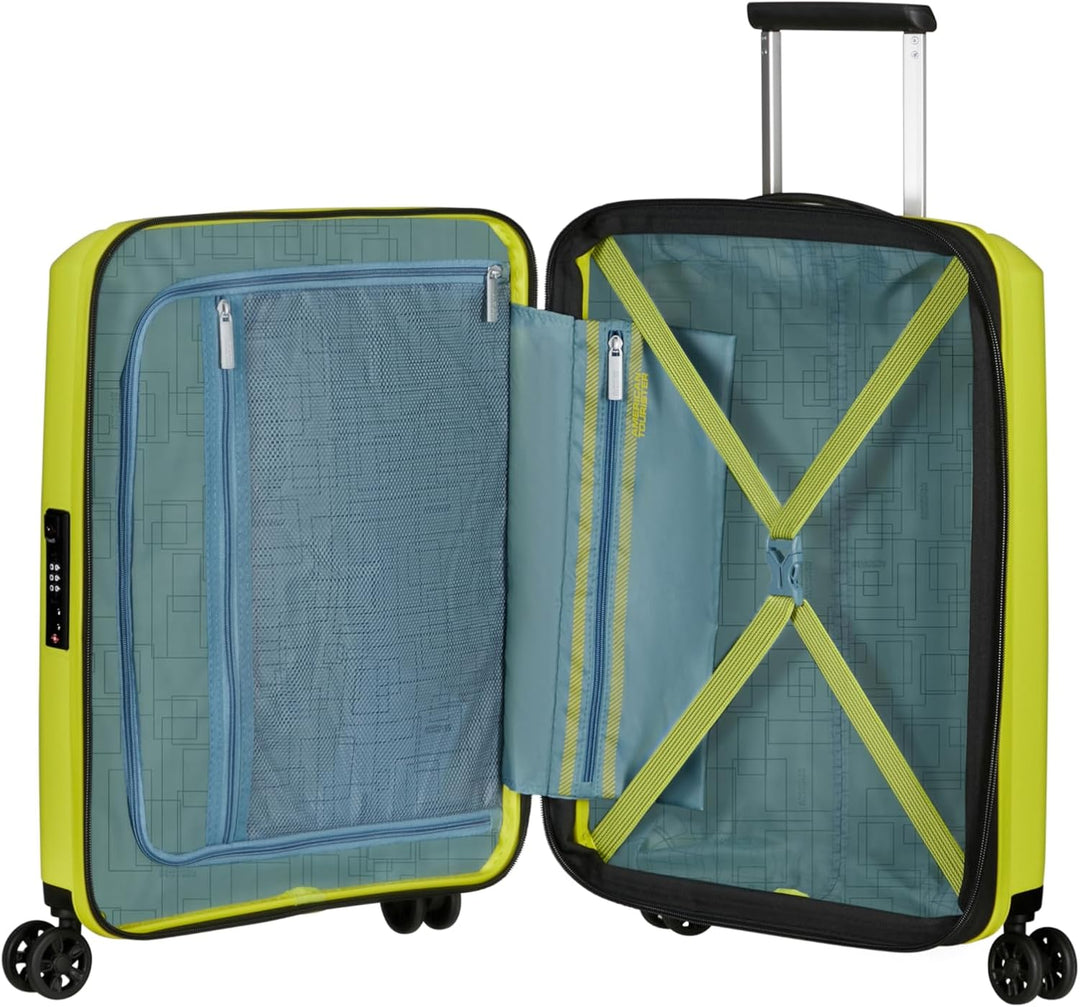 American Tourister Aerostep - 4-Rollen-Kabinentrolley 55 cm erw. light lime