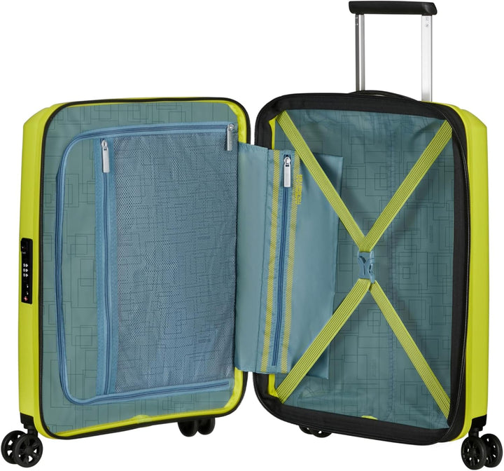 American Tourister Aerostep - 4-Rollen-Kabinentrolley 55 cm erw. light lime