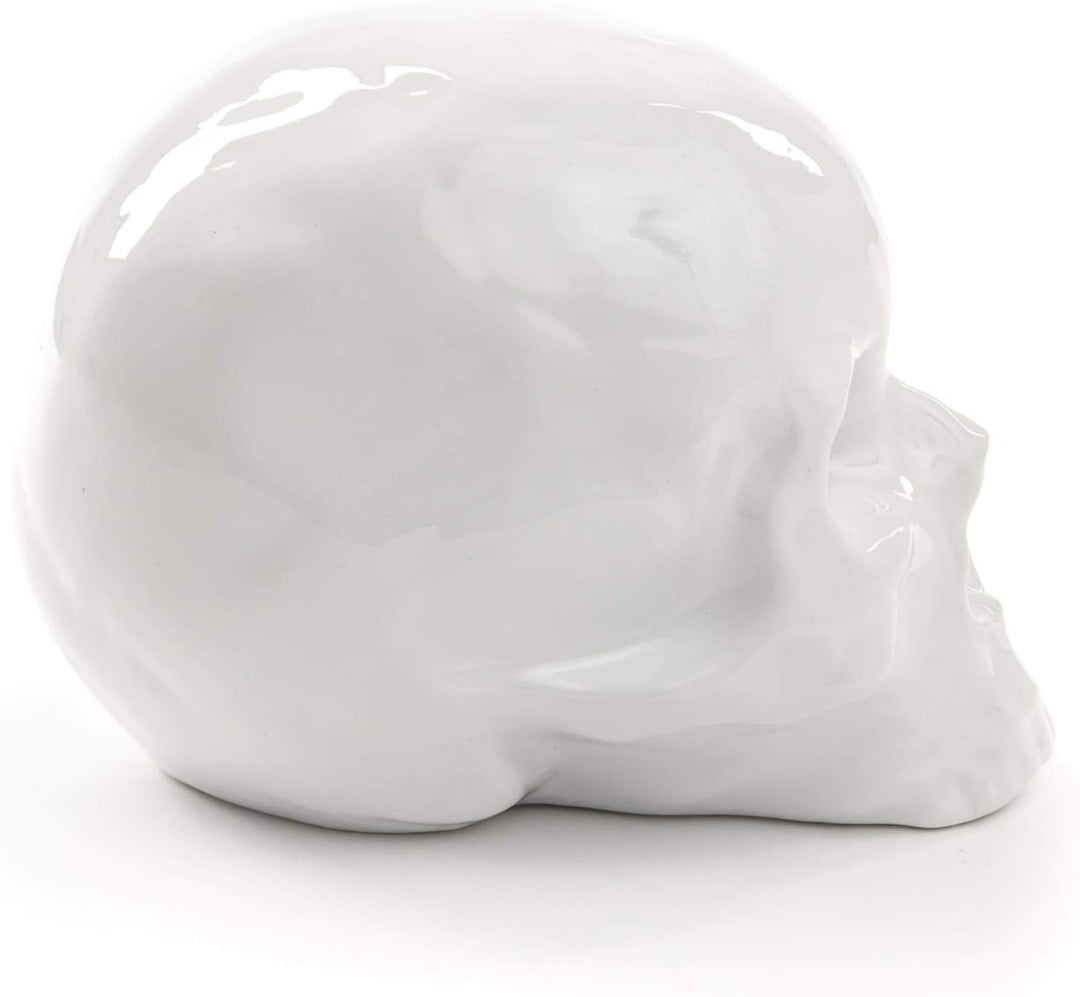 SELETTI My Skull Kuriositäten, Porzellan, Weiss, 25 x 14 x 15 cm