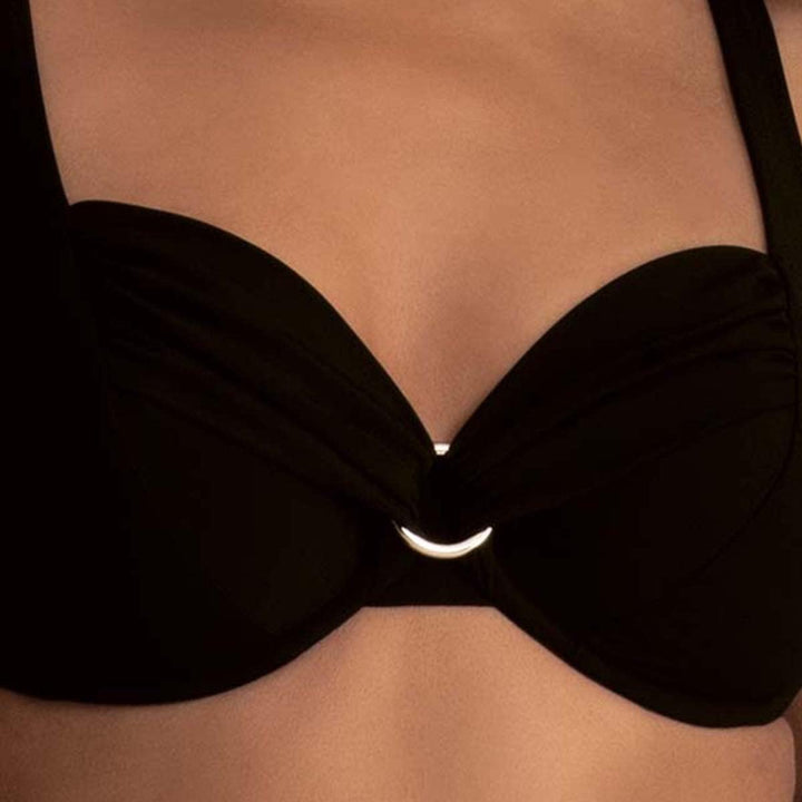 Rosa Faia Damen-Bikini Hermine 42 Schwarz (Schwarz 001), 42 Schwarz (Schwarz 001)