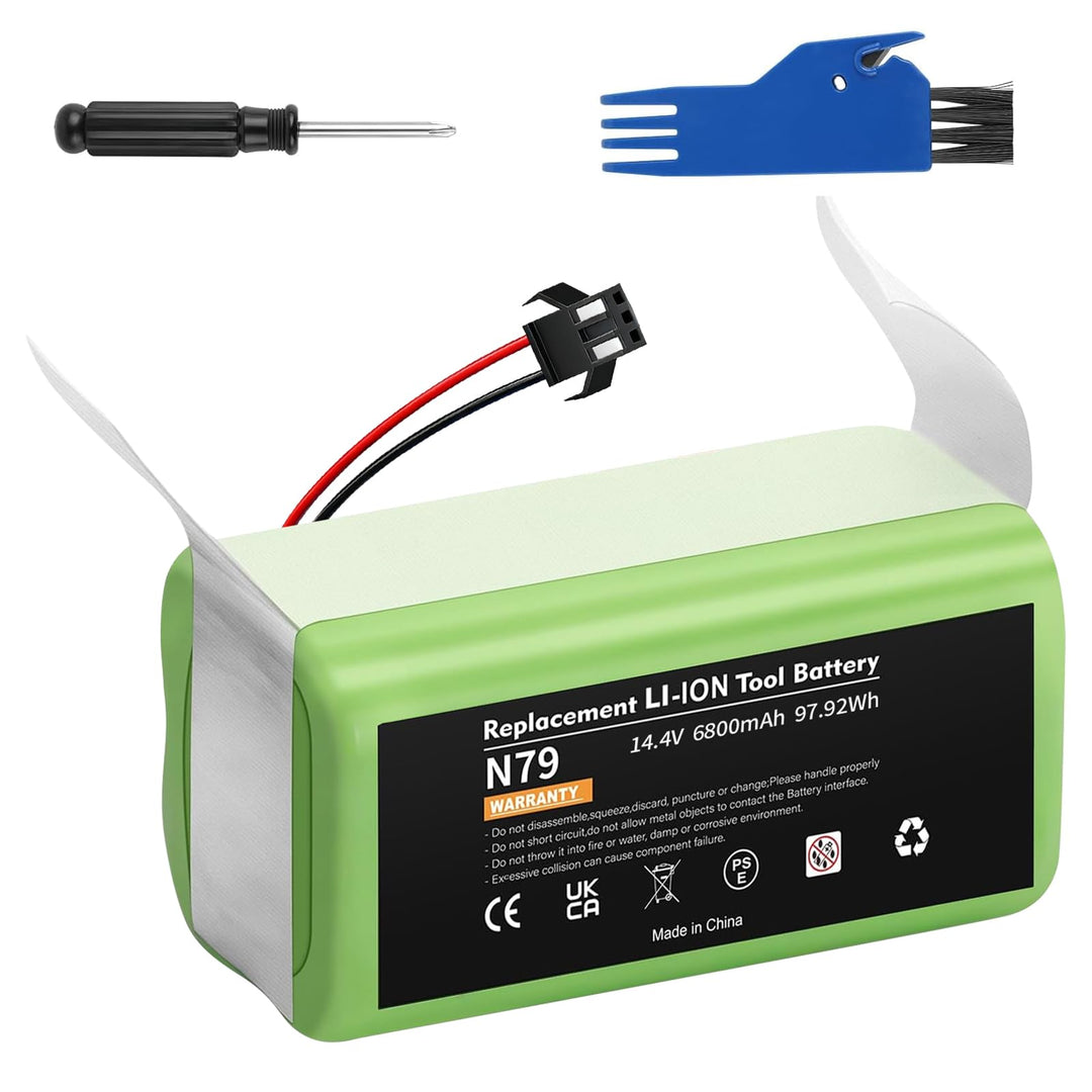 14.4V 6800mAh Akku für Eufy RoboVac G10 G20 G30 G35 G40 Hybrid, Ersatzakku für RoboVac 11 11S 11S MA