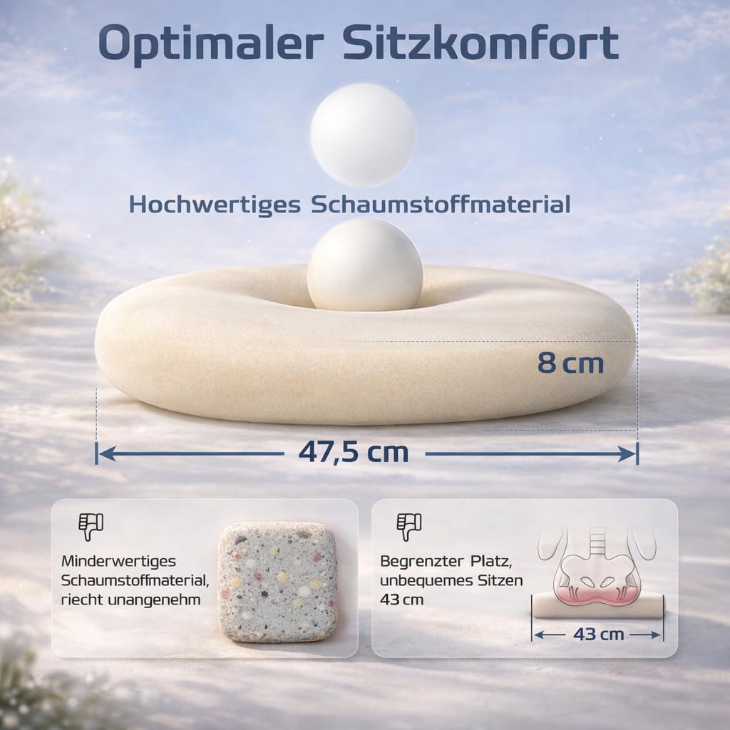 DUMOS Bürostuhl Ergonomisch, Gaming Stuhl mit Verstellbarer Kopfstütze, Armlehnen Schreibtischstuhl,