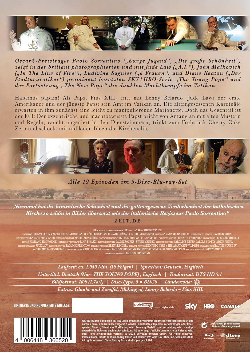 The Young Pope / The New Pope - Collector's Edition Mediabook - Die komplette Serie LTD. [Blu-ray],