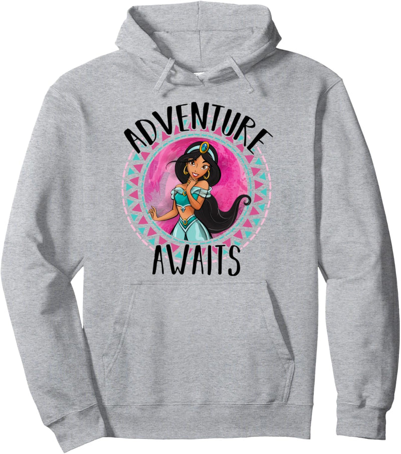 Disney Aladdin Jasmine Adventure Awaits Circle Portrait Pullover Hoodie