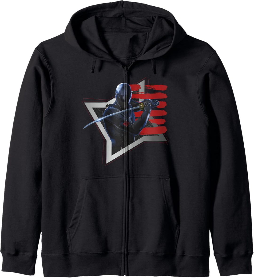 Snake Eyes Throwing Star Badge Kapuzenjacke