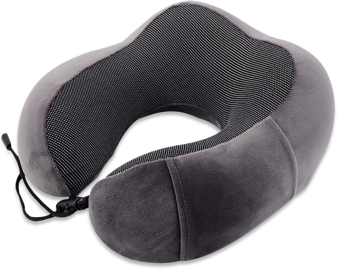FANDARE Nackenkissen Reisekissen aus Memory-Schaum Neck Pillow Damen Herren Nackenhörnchen Nackenstü