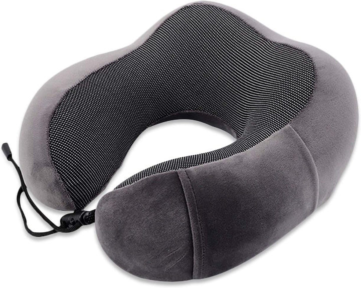 FANDARE Nackenkissen Reisekissen aus Memory-Schaum Neck Pillow Damen Herren Nackenhörnchen Nackenstü