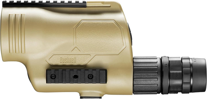 Bushnell 781545ED Legend T-Series Flp Spotting Scope with Mil-Hash Reticle, 15-45 x 60mm, Tan Flp Sp