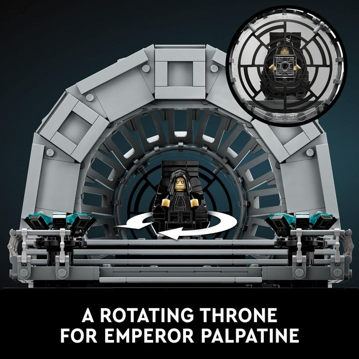 LEGO Star Wars Kaiser-Thronsaal Diorama 75352 Bauset für Erwachsene, klassisches Star Wars Sammlerst