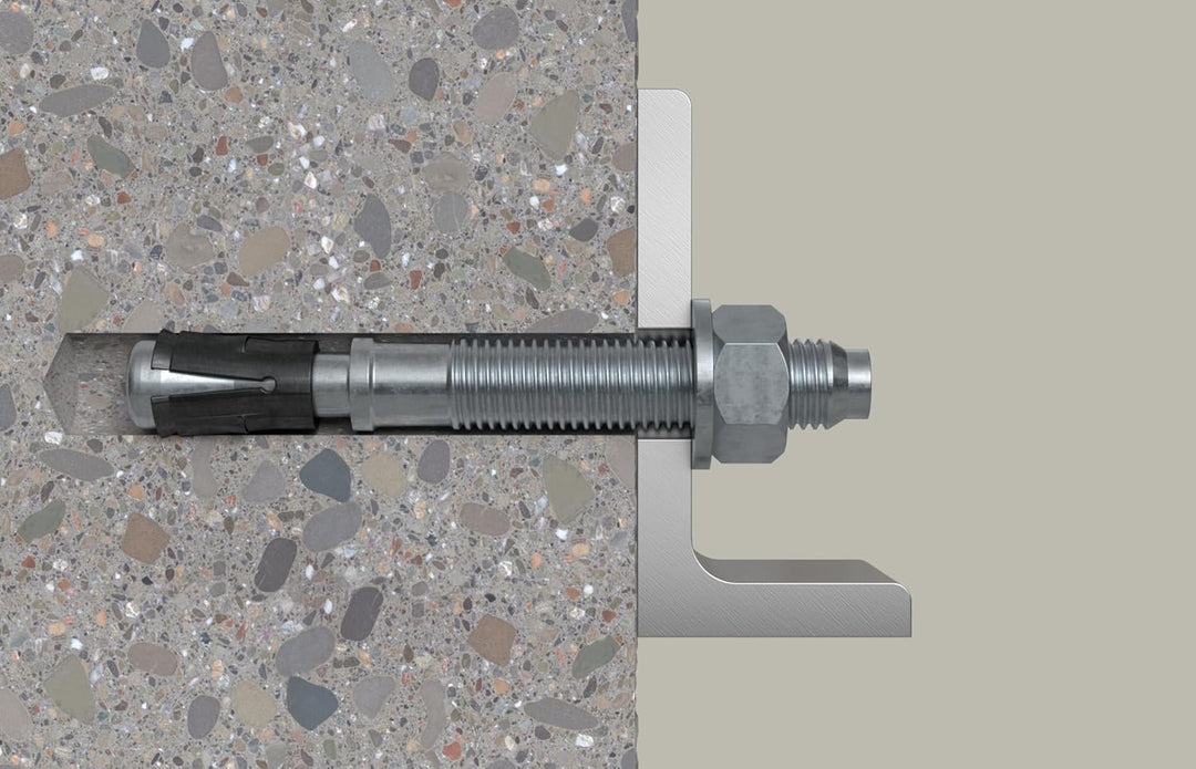 fischer Bolzenanker FAZ II Plus 10/10 gvz im Eimer, Schwerlastanker mit hoher Tragfähigkeit, Ankerbo