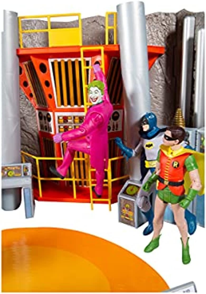McFarlane Retro Playset Batman 66 Batcave, 15730, Mehrfarbig