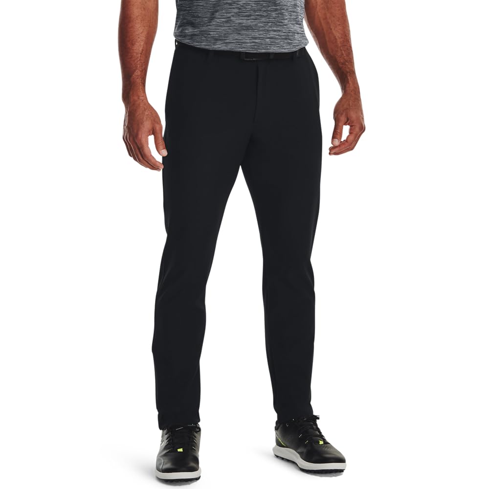 Under Armour Herren Tech 4-Wege-Stretch Feuchtigkeit Wicking Golfhose 36W / 32L Schwarz, 36W / 32L S