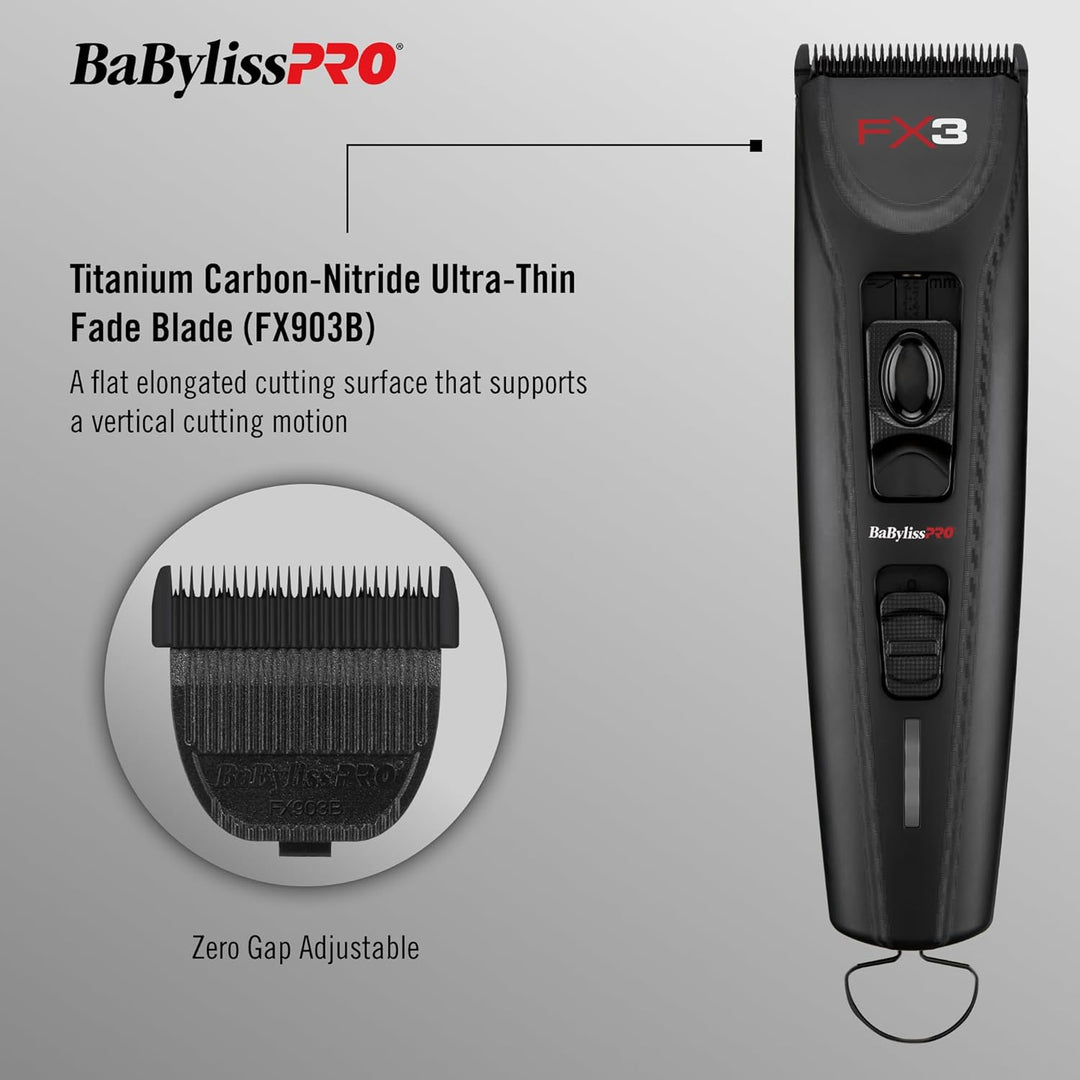 BaBylissPRO FX3 Professional Hochdrehmoment-Schermaschine, Schermaschine