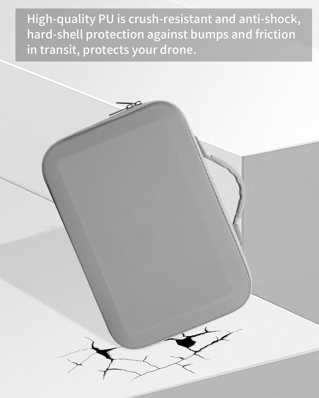 Tasche für DJI Neo Drohne, Tragbare Tragetasche Aufbewahrungs, PU Reisetasche Case für DJI Neo und R