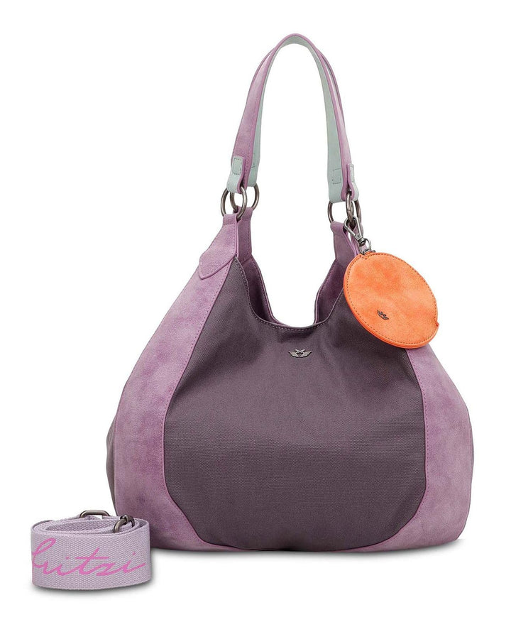 Fritzi aus Preussen Damen Izzy Woo Canvas Plumy Shopper