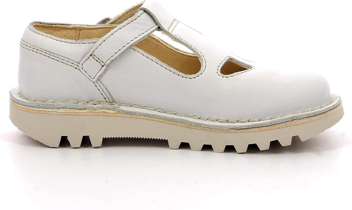 Kickers Mädchen Kick Mary Jane Halbschuhe, Weiss