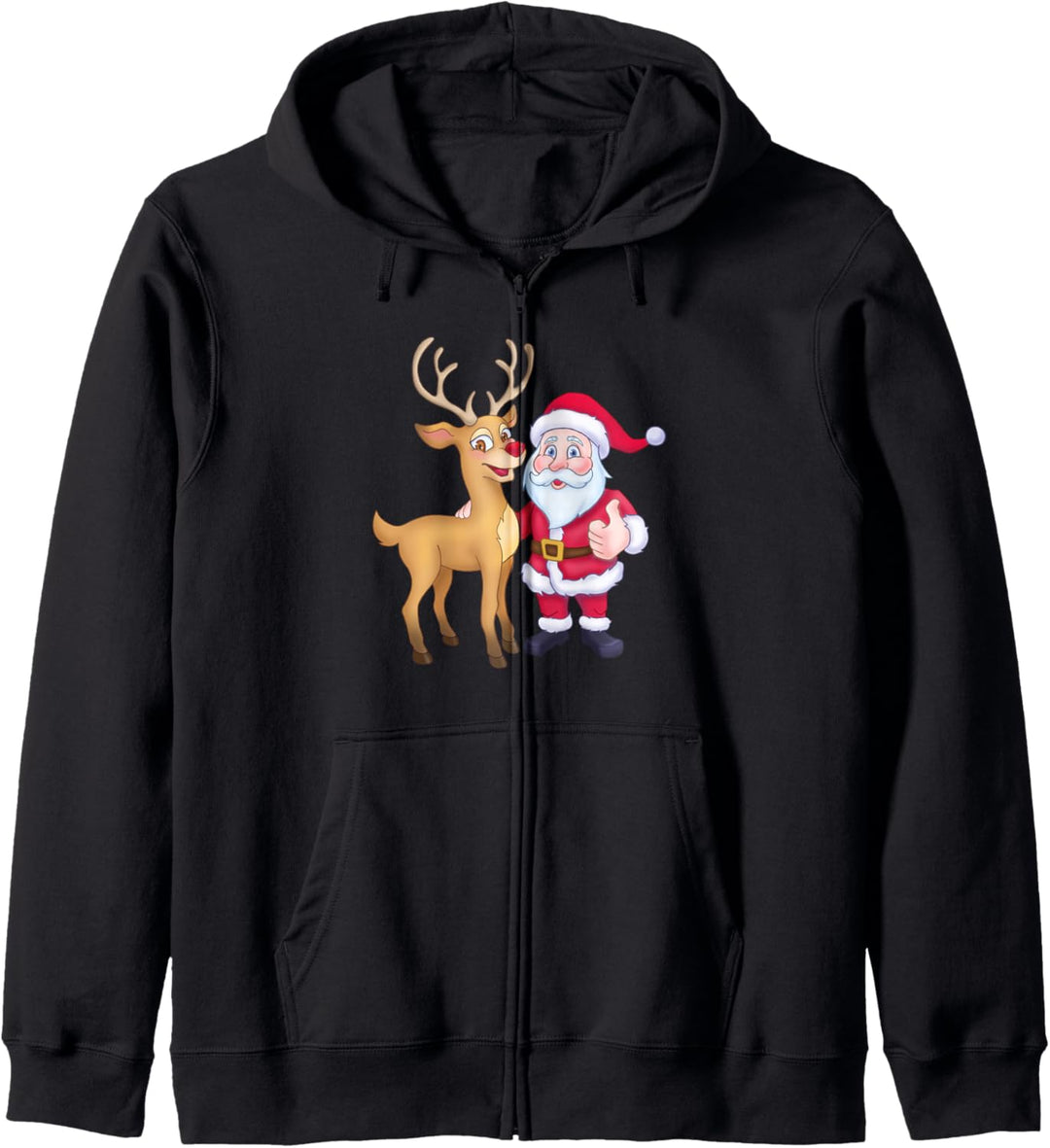 Weihnachten Weihnachtsmann Rentier Jungs Xmas Weihnachts Kapuzenjacke