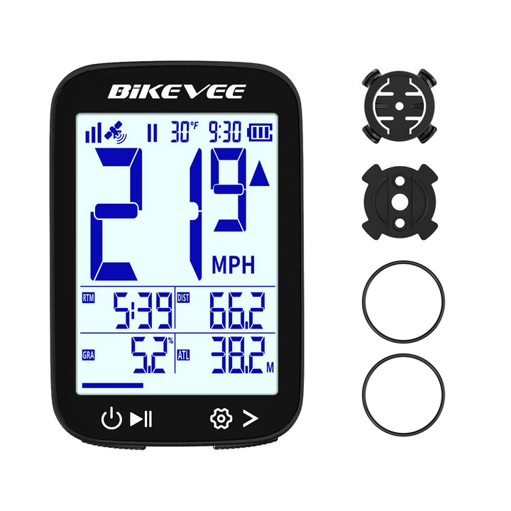 GPS Fahrradcomputer Kabellos Wasserdicht 2.4 Zoll FSTN Display IPX7 28h Akkulaufzeit Leichtes Fahrra