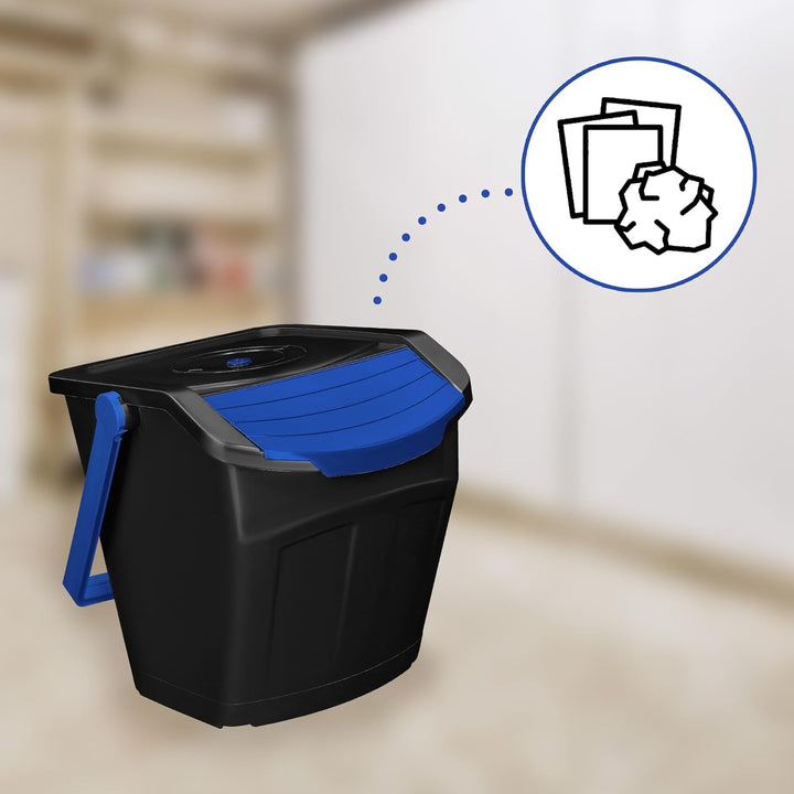 KOTARBAU® Mülltrennsystem Mülleimer Küche 1 Fach Abfalleimer Deckel Plastik Küchenabfalleimer Küchen