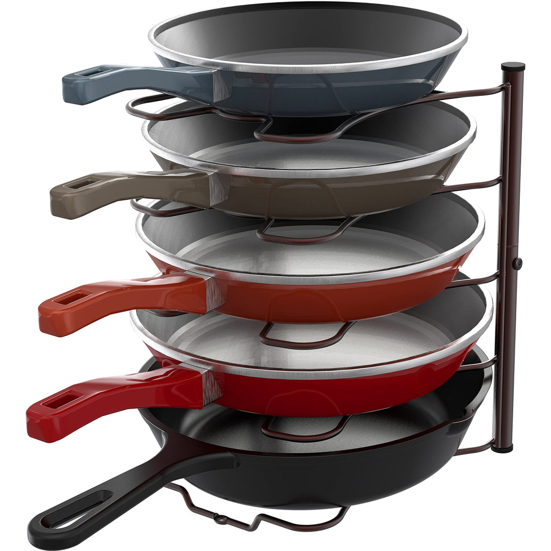 Simple Houseware Schrank, Speisekammer, Topf- und Pfannen-Organizer, Bronze, Bronze