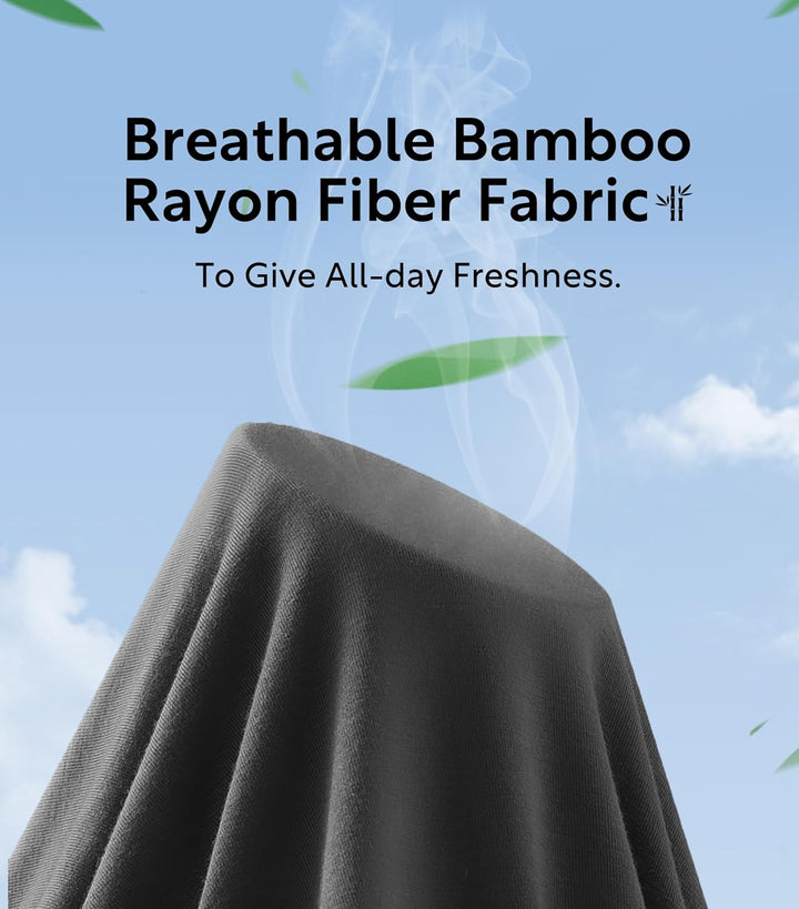 Separatec Herren Boxershorts 4er Pack Doppelbeutel Dual Pouch, Bambus Unterhosen Männer, Stretcken H