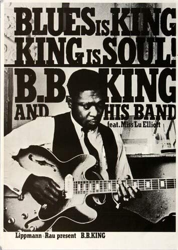 B.B.King - Guess Who, Tour 1971 » Konzertplakat/Premium Poster | Live Konzert Veranstaltung | DIN A1