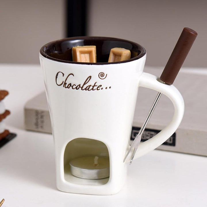 Schokoladenfondue-Becher Tragbarer Butterwärmertopf für Käsesosse, Karamell, | Käse-Schmelzbecher Mi