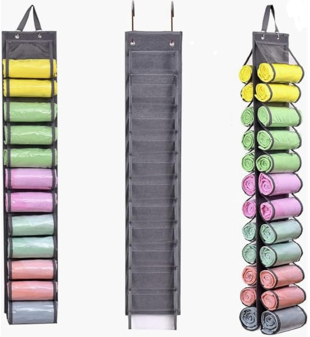 Fahibin Hängender Yoga Aufbewahrungs Organizer, Faltbarer Oxford Stoff Schrank Organizer,Leggings Hä