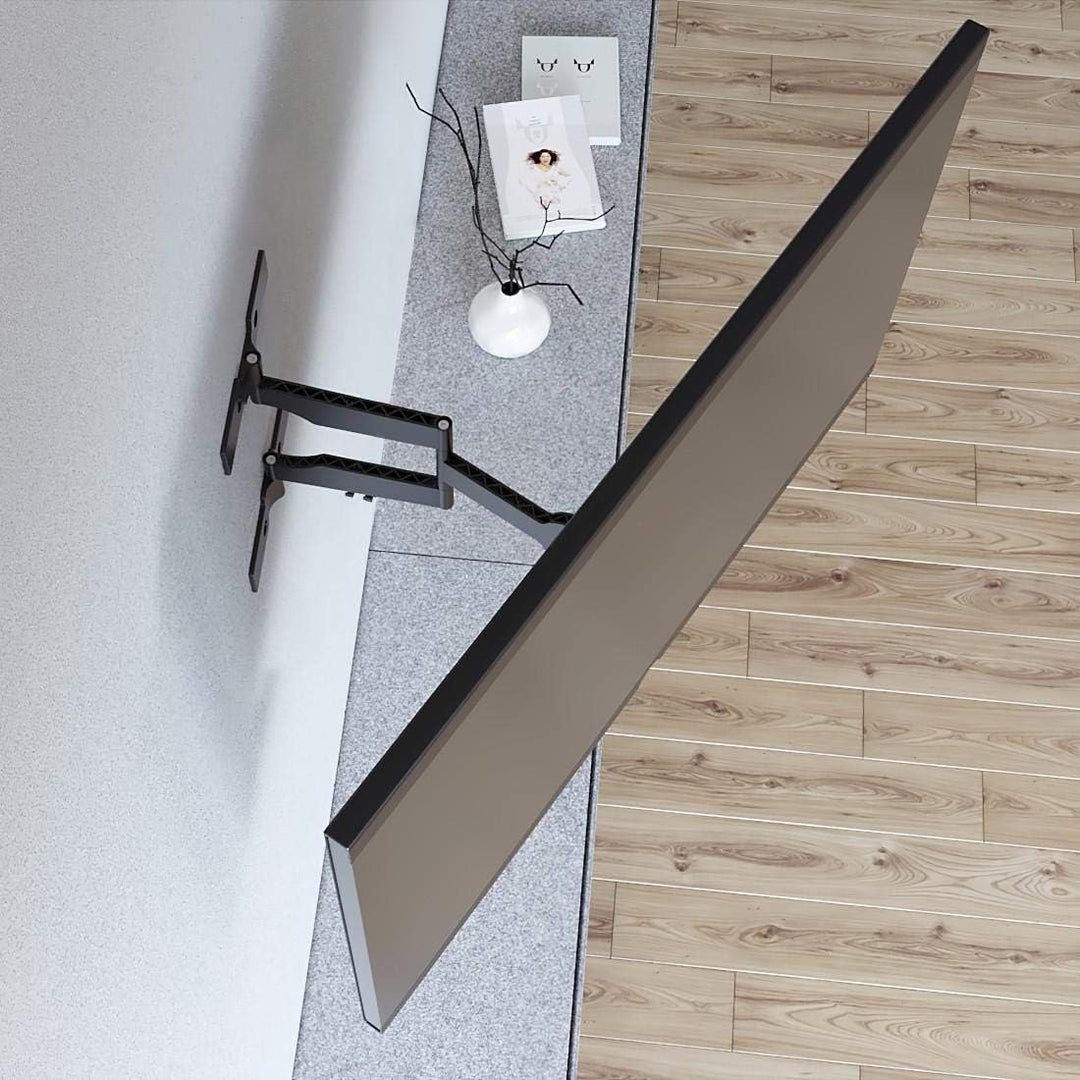 Hama TV Wandhalterung Schwenkbar, Neigbar, Slim (32 - 65 Zoll TV Halterung für Fernseher bis zu 30 k
