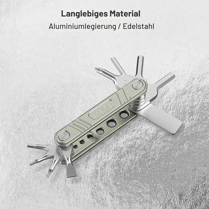SMALLRIG 9 in 1 Faltwerkzeugset Multifuncitonal Tool Kit für Videografen - TC2713