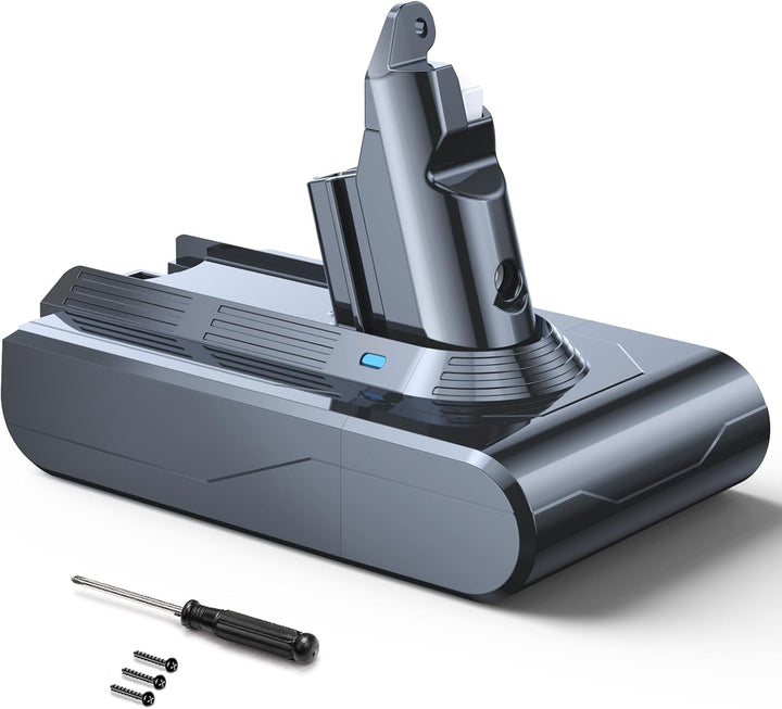 6000mAh Akku kompatibel mit Dyson V6, V6 Motorhead Pro Exclusive, DC62, DC62 Animal/Animalpro, DC74,