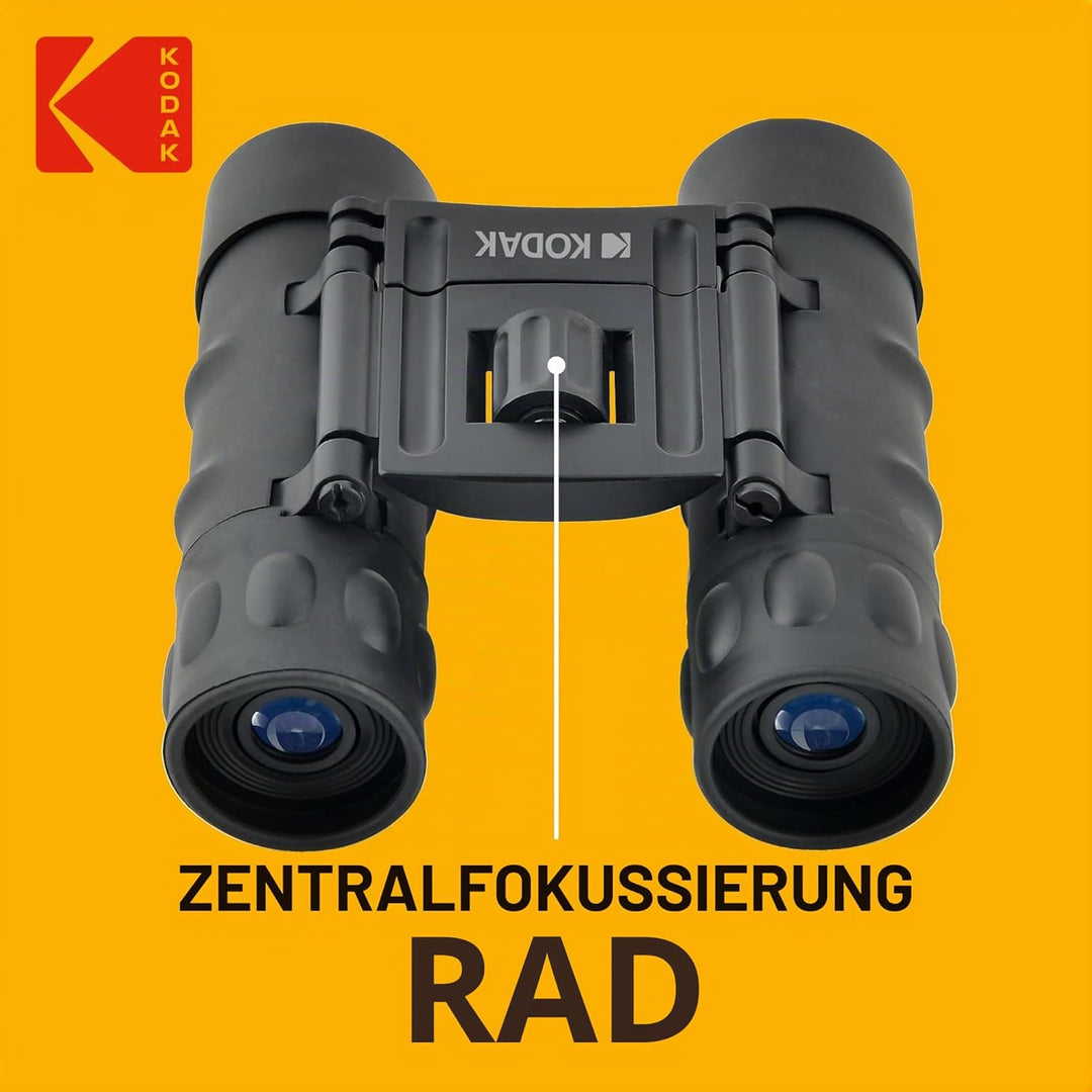 KODAK Fernglas BCS400: Kompaktes Fernglas, 10-fache Vergrösserung, Objektivdurchmesser 25 mm, Umhüll
