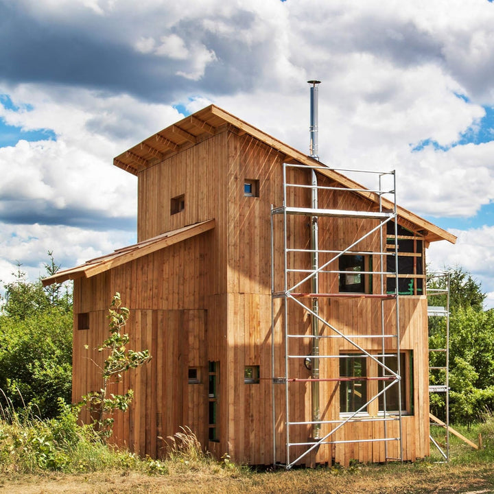 Edelstahl-Schornstein Ø 150mm Bausatz 5,2m Kamin doppelwandig 25mm Isolierung 0,5mm Wandstärke wirks