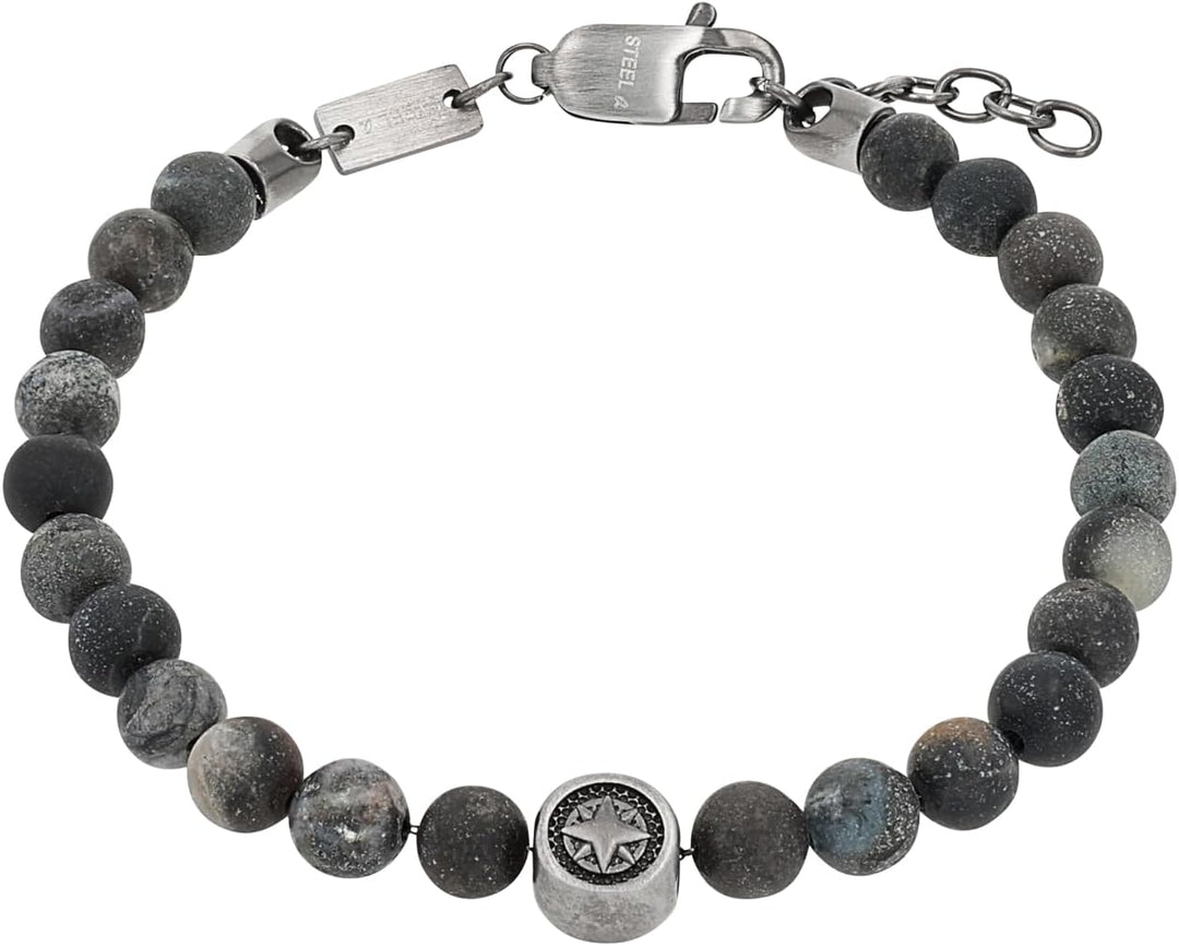 s.Oliver Armband Edelstahl Herren Armschmuck, Kommt in Schmuck Geschenk Box Beads, Beads