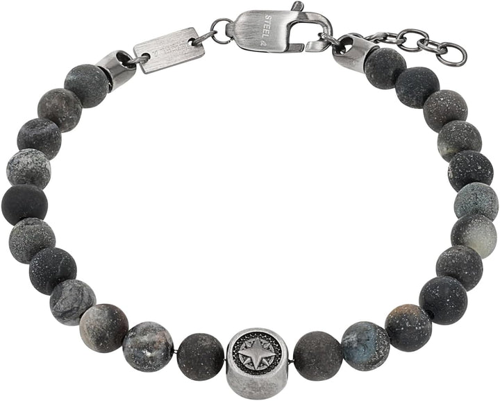 s.Oliver Armband Edelstahl Herren Armschmuck, Kommt in Schmuck Geschenk Box Beads, Beads
