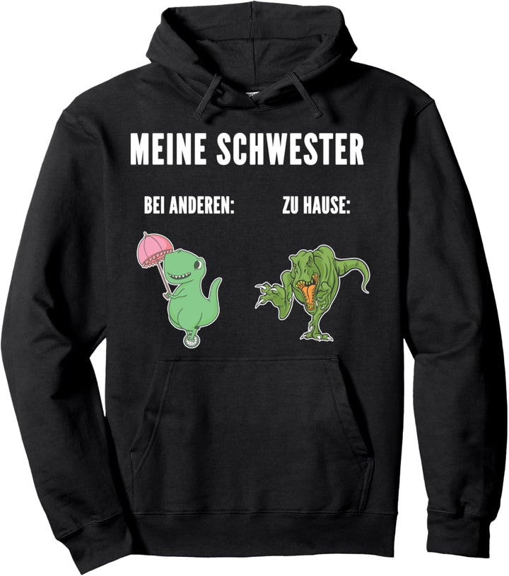 Lustiger Spruch Bruder Schwester Geschwister Geschenk Pullover Hoodie