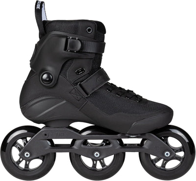 Powerslide Inline Skate Triple Black 110 Black, für Fitness, für Damen und Herren 42, 42