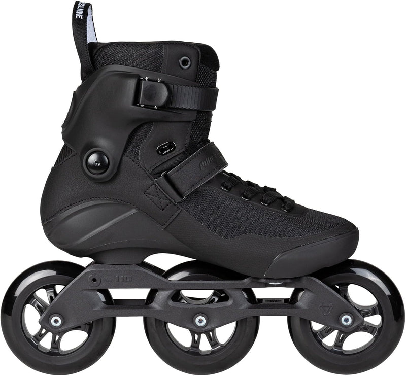 Powerslide Inline Skate Triple Black 110 Black, für Fitness, für Damen und Herren 41, 41