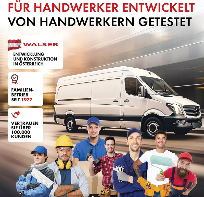 Walser Transporter Sitzbezüge Auto kompatibel mit VW Crafter, Mercedes Sprinter, 1 Einzelsitz Fahrer