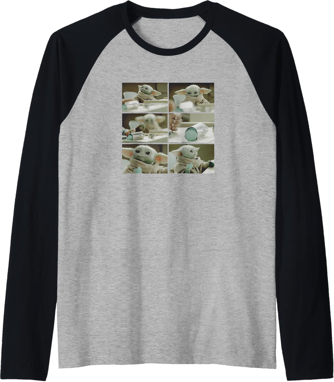 Star Wars: The Mandalorian The Child Cookie Stealer R12 Raglan