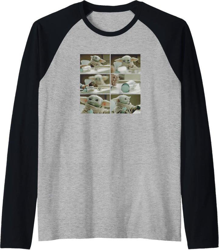 Star Wars: The Mandalorian The Child Cookie Stealer R12 Raglan