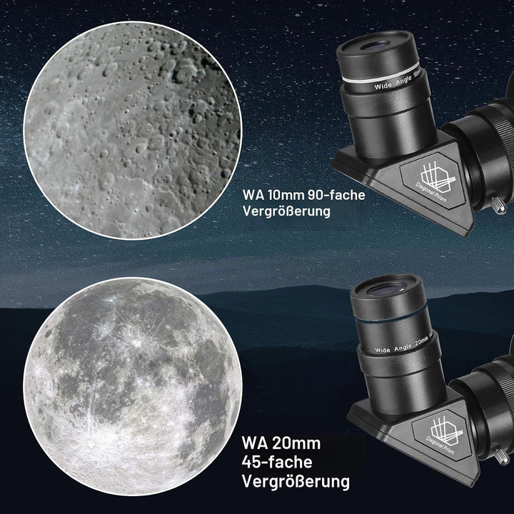 Teleskope für Erwachsene Astronomie, 80mm Aperture 900mm Refraktor Teleskop für Kinder, Anfänger, ko