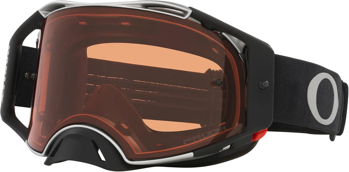 Oakley Unisex Airbrake Mx MX Goggle (1er Pack) Einheitsgrösse Tuff Blocks Black Gunmetal Strap/Prizm