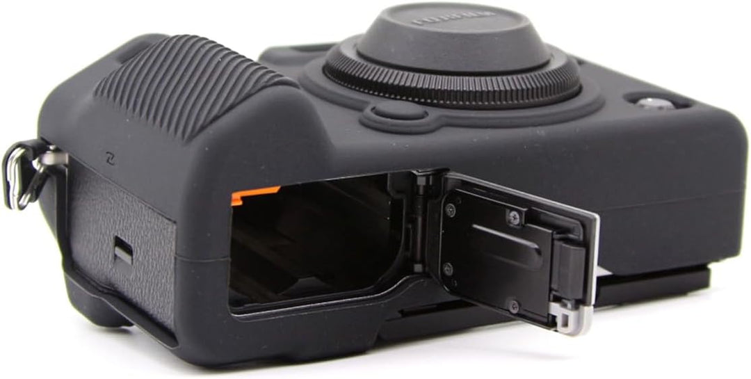 Rieibi Fuji XT5 X-T5 Hülle, weiche Silikon-Schutzhülle für Fujifilm XT5, leichte Kameratasche, Schwa
